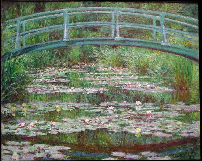 Claude Monet The Japanese Footbridge oil painting image